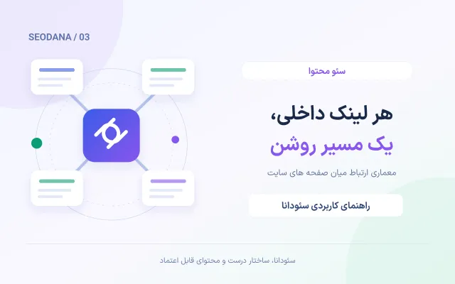 تصویر مفهومی اختصاصی برای لینک سازی داخلی